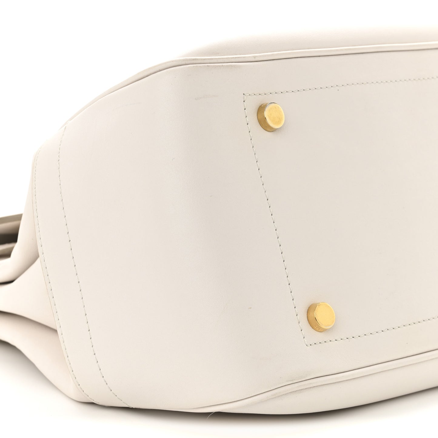 Calfskin Top Handle Bag Ivory