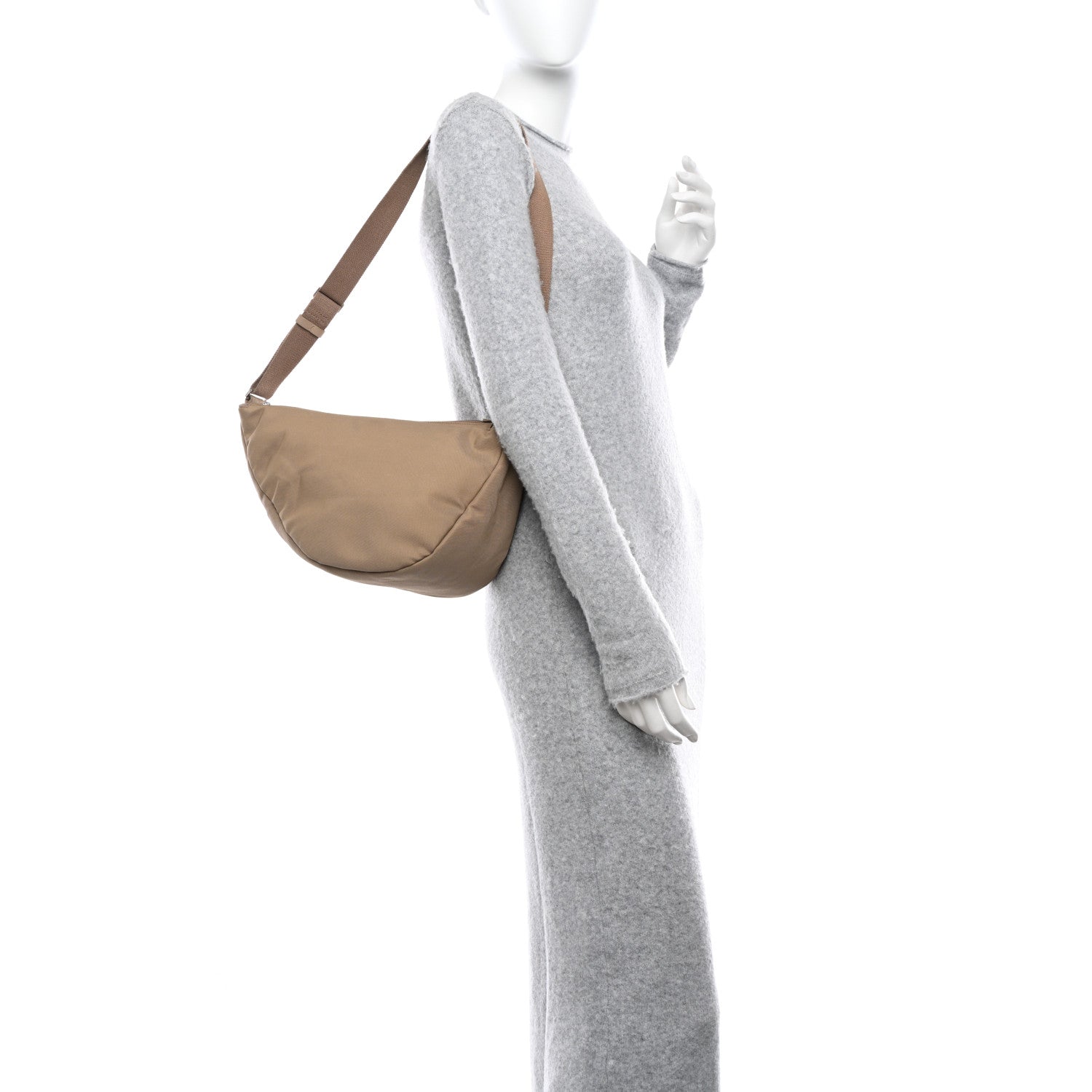 The Row Nylon Small Slouchy Banana Bag Dune 2 of 10