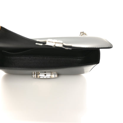 Celine Shiny Calfskin Triomphe Chain Shoulder Bag Black 4 of 8