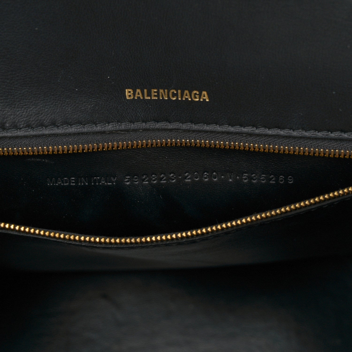 Balenciaga Smooth Calfskin Leopard Print Medium Hourglass Top Handle Bag Beige 7 of 12