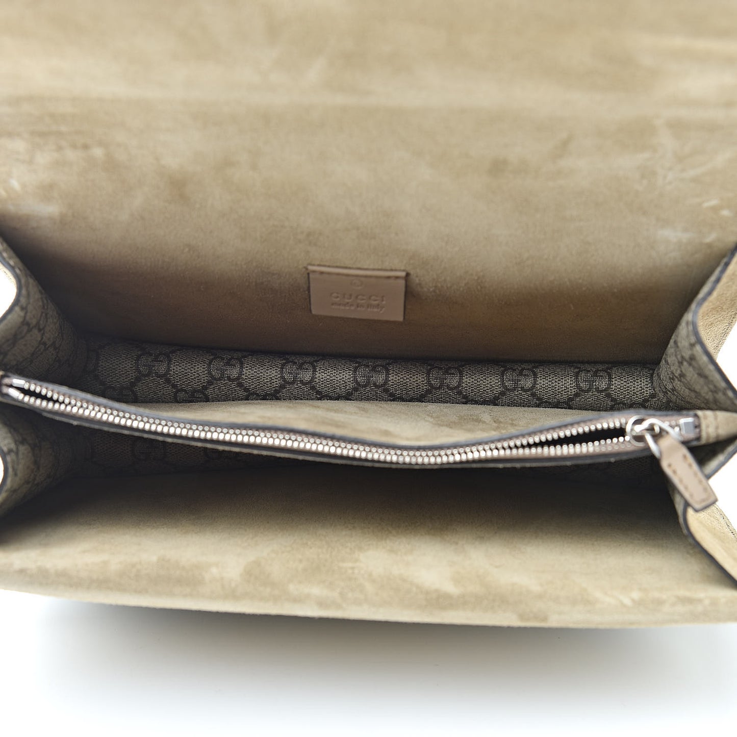 GG Supreme Monogram Small Dionysus Shoulder Bag Taupe