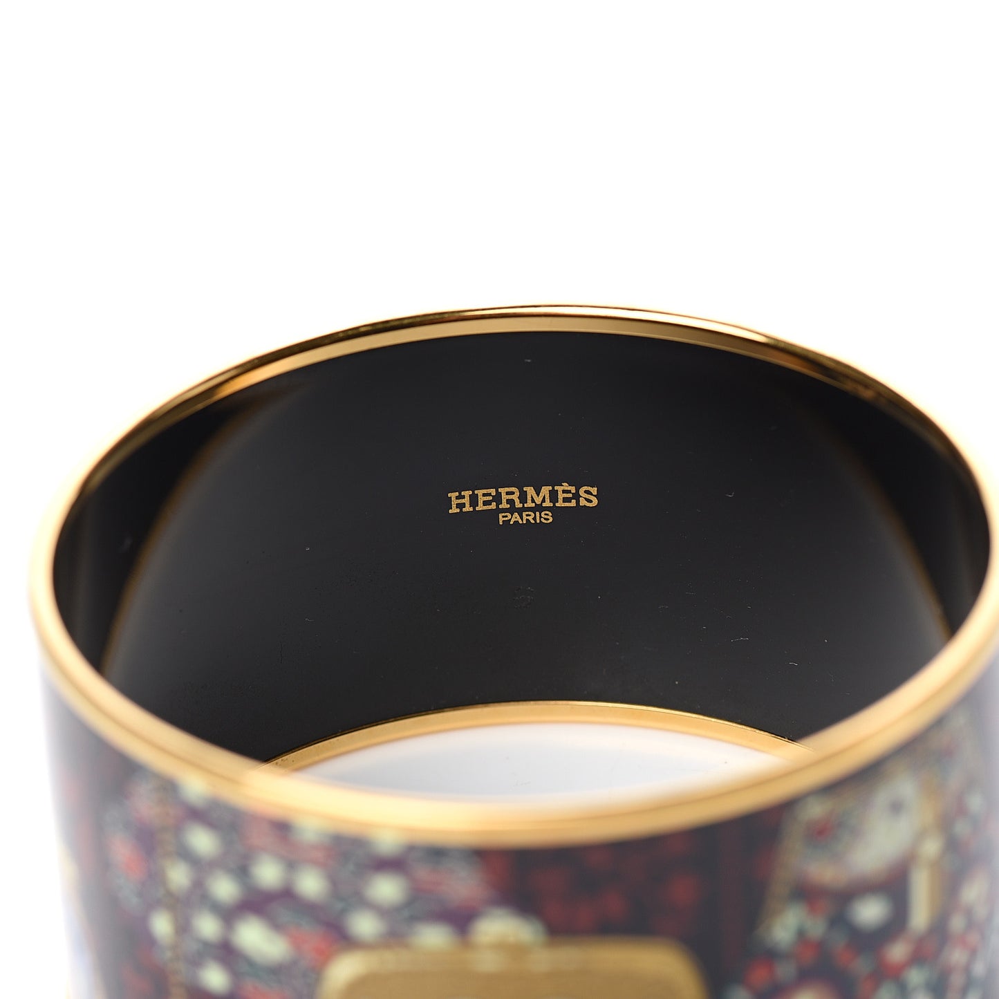 Enamel Printed Cachemire de Tamara Extra Wide Bracelet 70