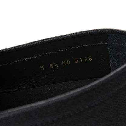 Louis Vuitton Taiga Hockenheim Moccasin Loafers 8.5 Black 9 of 12