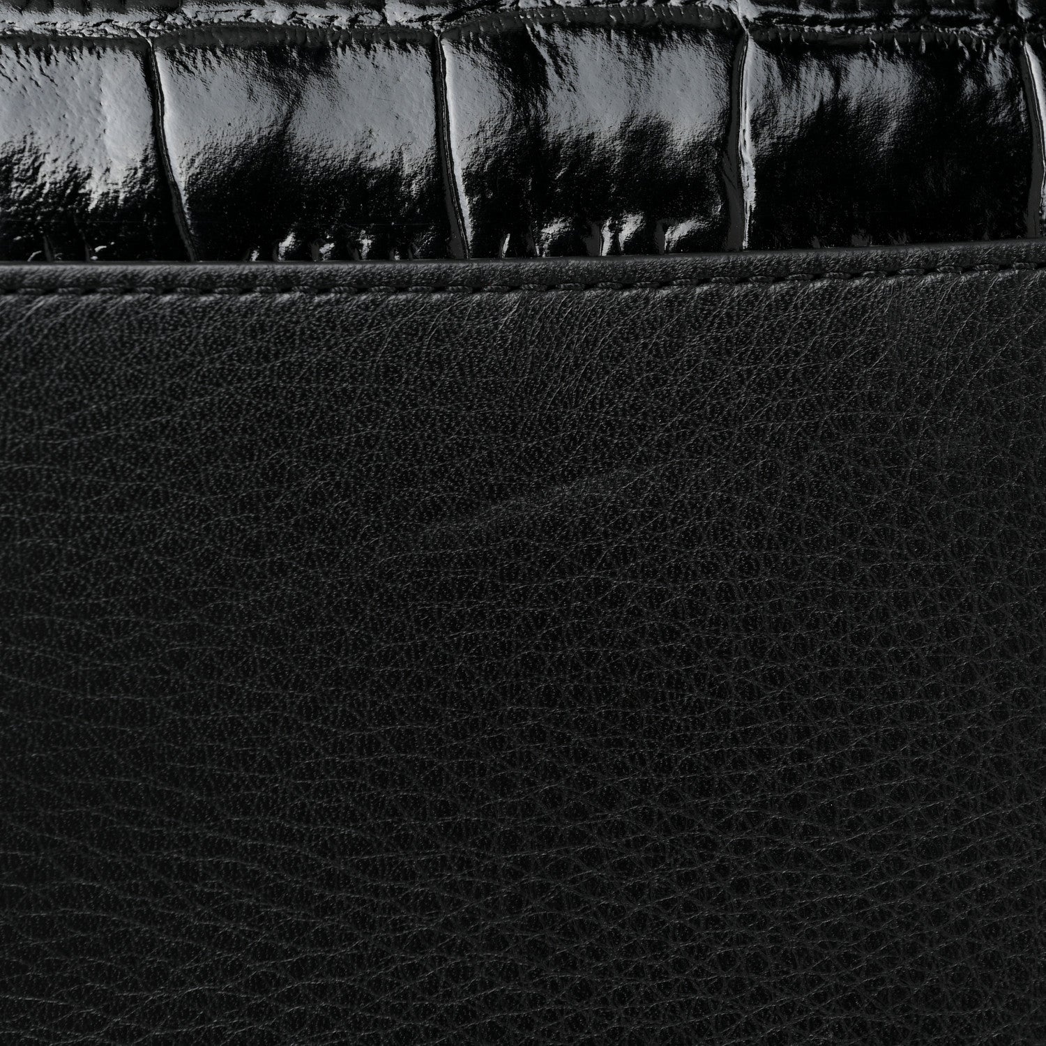 Givenchy Calfskin Crocodile Embossed Medium Antigona Black 12 of 13