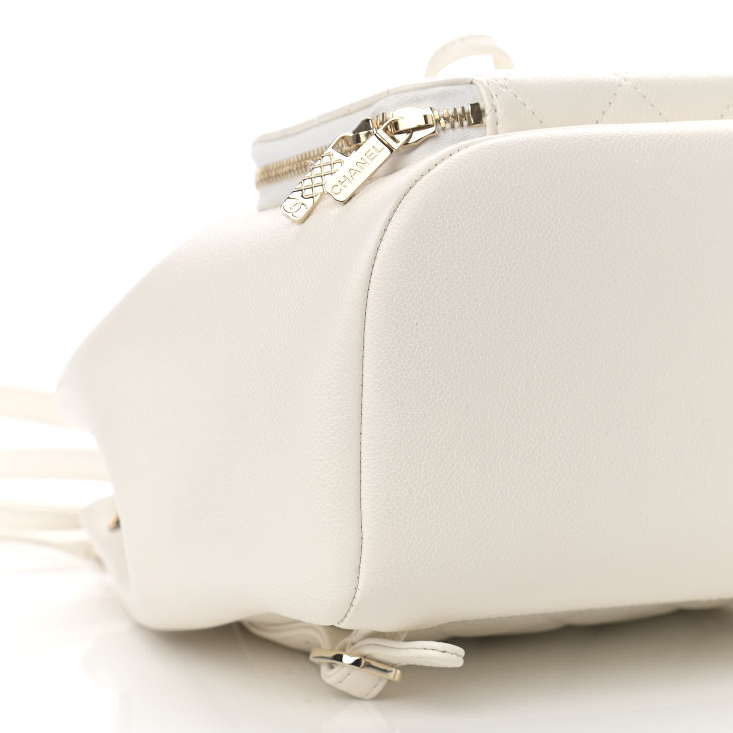 Chanel Caviar Quilted Business Affinity Backpack White 8 of 10