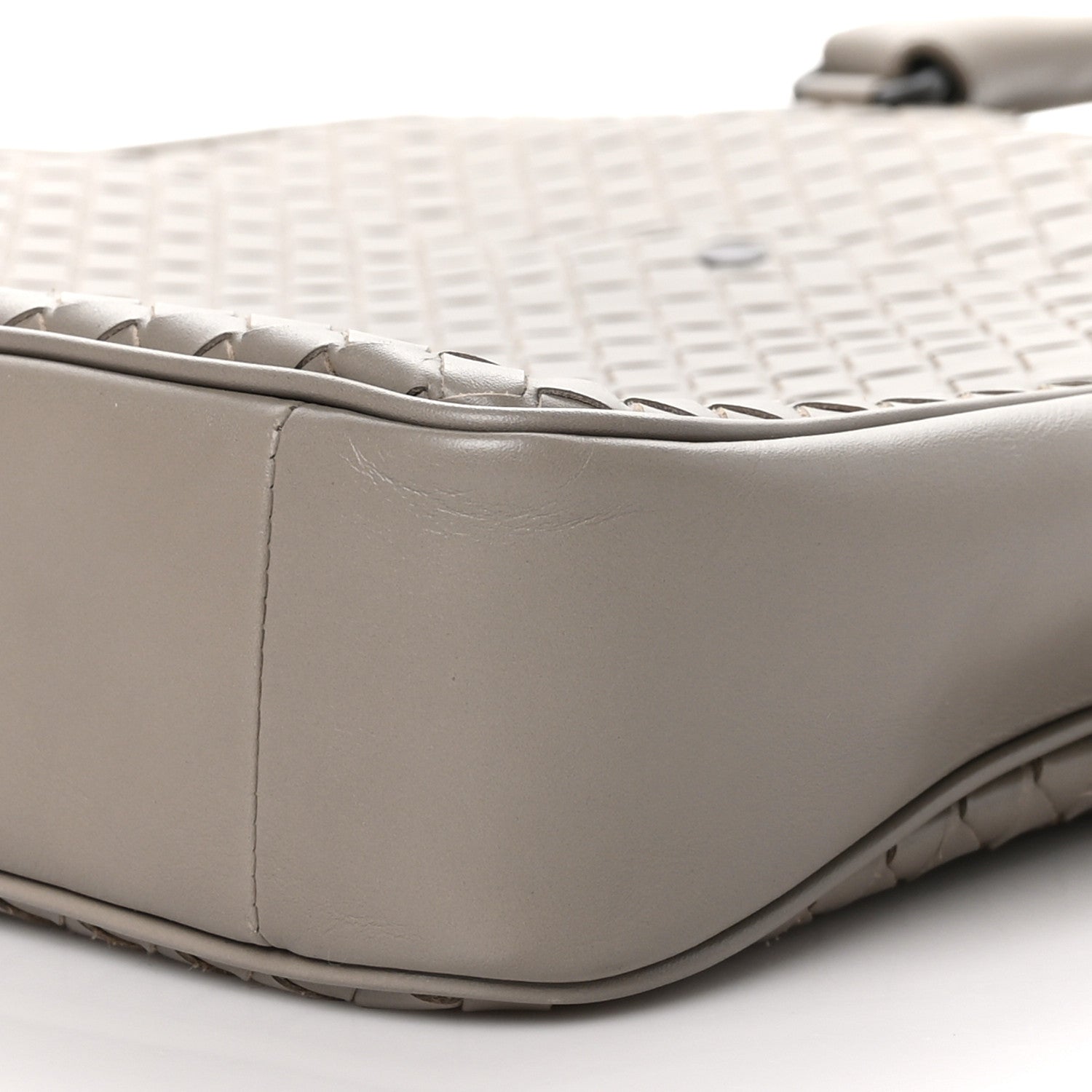 Bottega Veneta Nappa Intrecciato Front Pocket Convertible Tote Grey 7 of 8