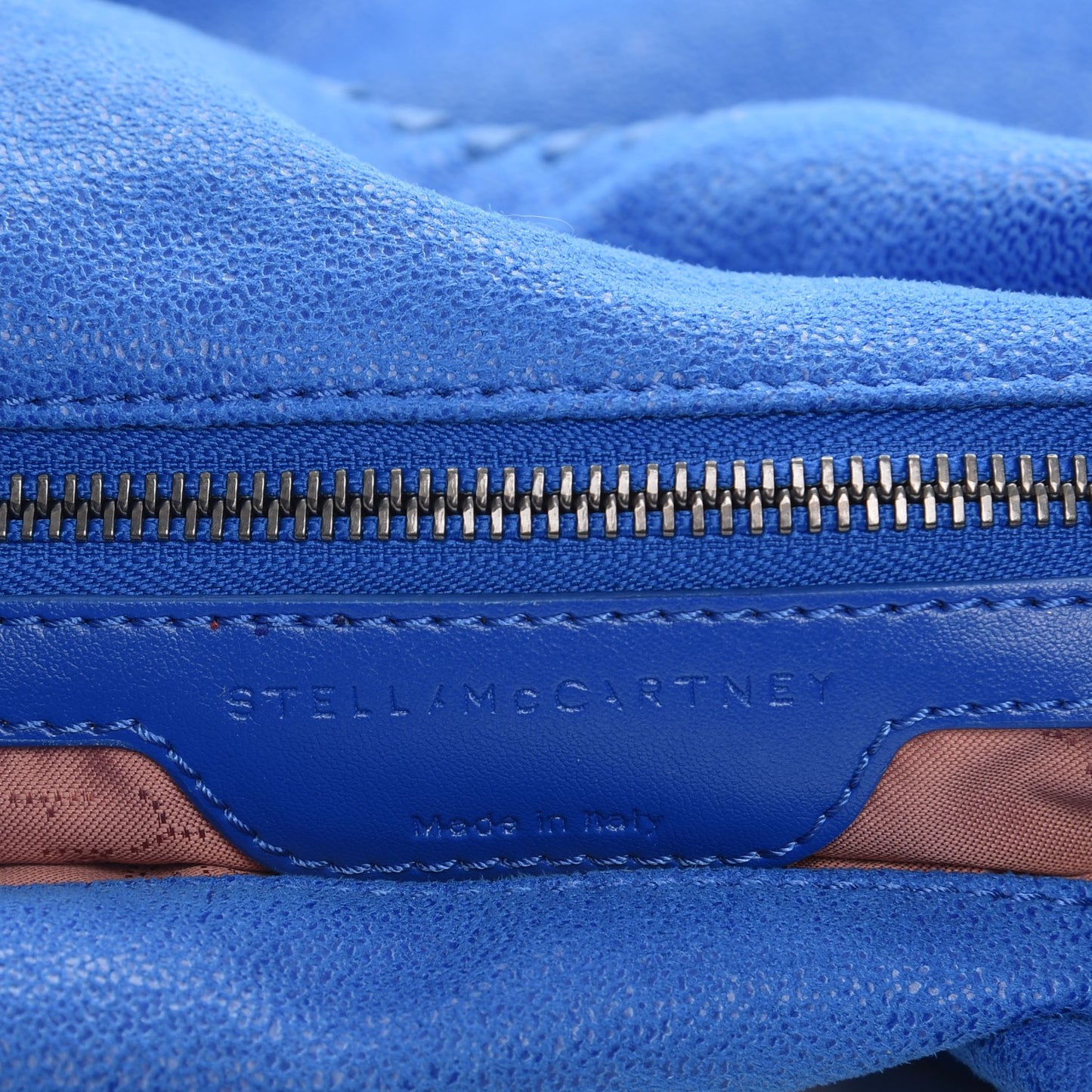 Shaggy Deer Falabella Fold Over Tote Bright Blue