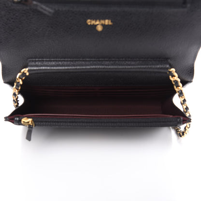 Chanel Caviar Quilted Wallet On Chain WOC Black 5 of 11