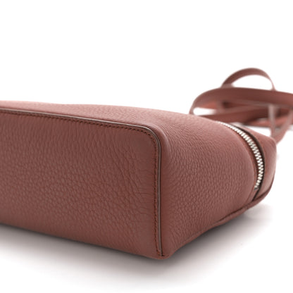 Loro Piana Grained Calfskin L19 Extra Pocket Pouch Kummel 9 of 10