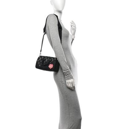 Louis Vuitton X NIGO Taurillon Monogram Denim Drip Keepall XS Black 2 of 10