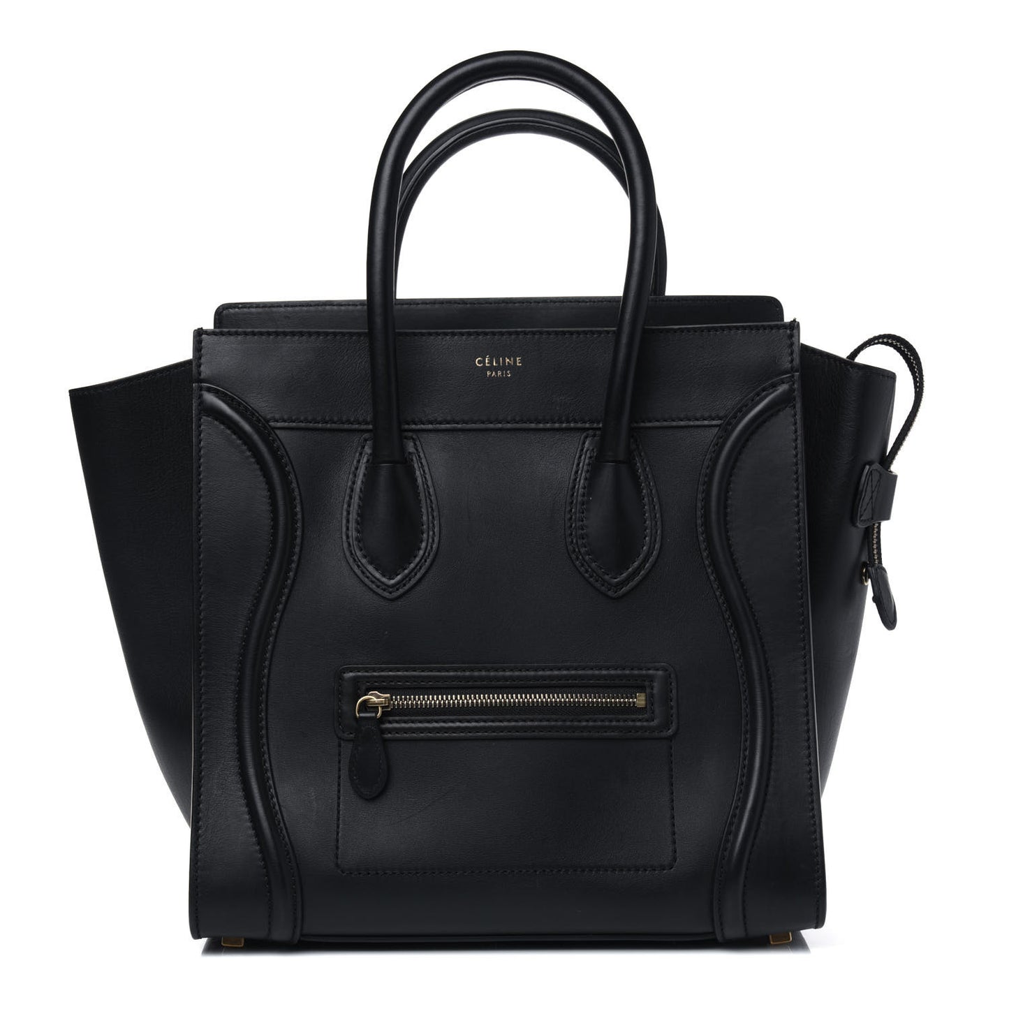 Smooth Calfskin Mini Luggage Black