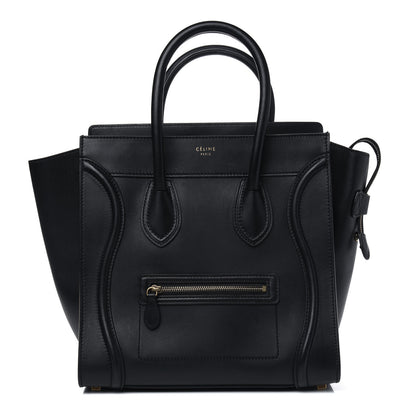Celine Smooth Calfskin Mini Luggage Black 1 of 6