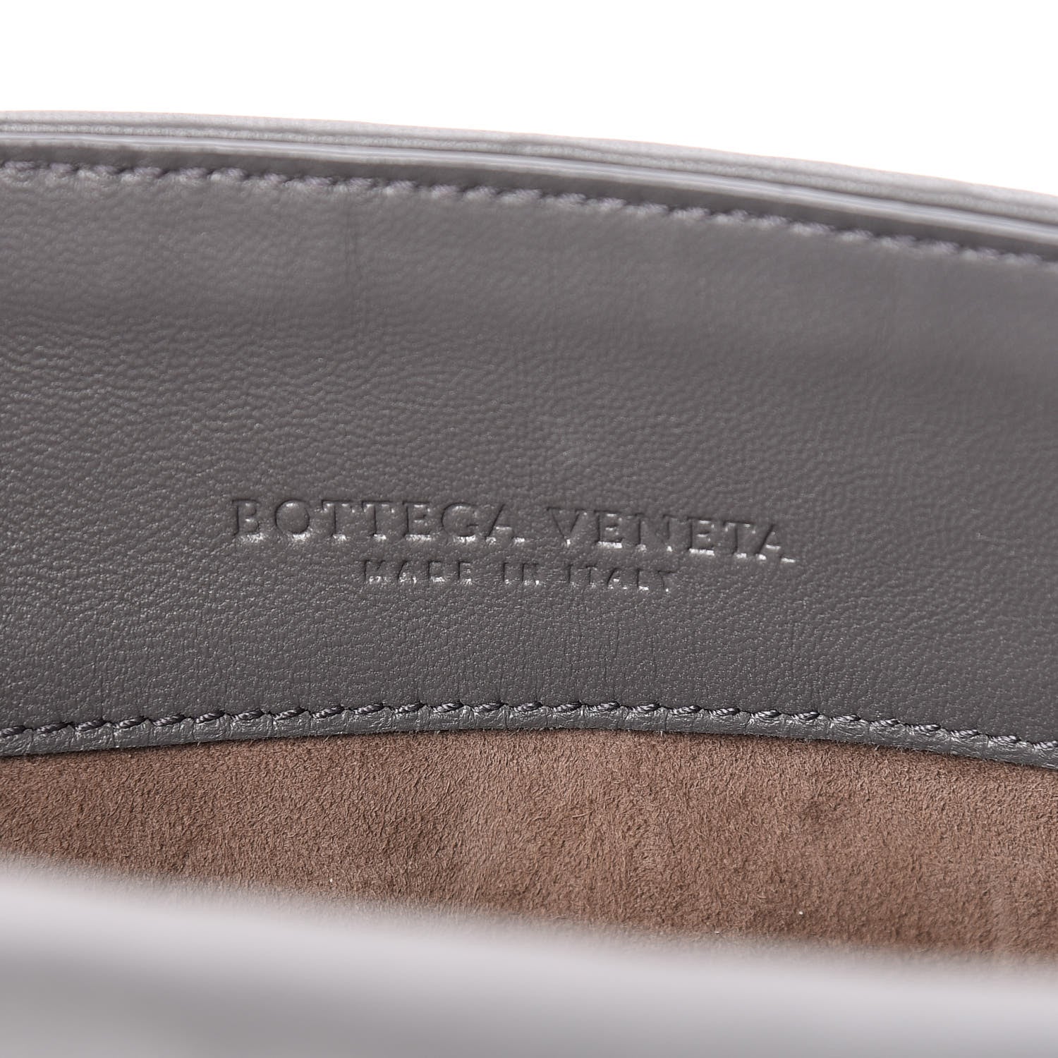 Bottega Veneta Nappa Intrecciato Dahlia Clutch Crossbody Light Grey 6 of 14