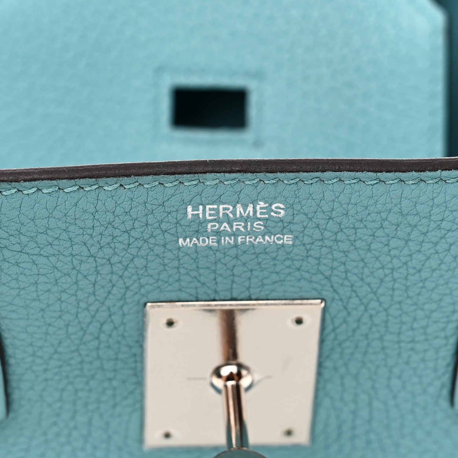Hermes Taurillon Clemence Birkin 30 Bleu Saint Cyr 6 of 14