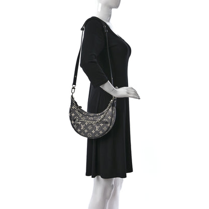 Louis Vuitton Monogram Jacquard Denim Loop Black 2 of 8
