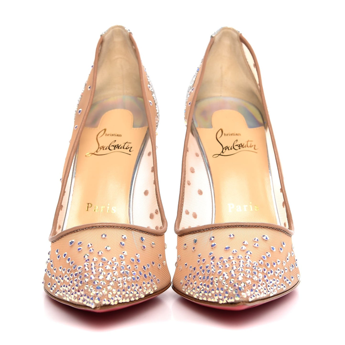 Crystal Strass Follies 100 Pumps 38.5 Crystal
