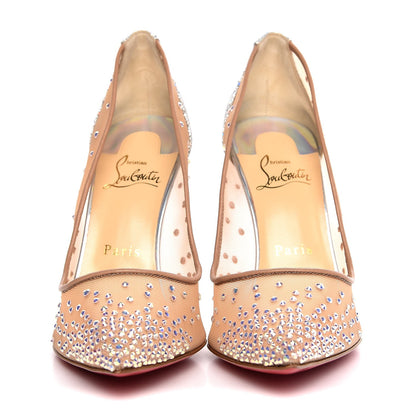 Christian Louboutin Crystal Strass Follies 100 Pumps 38.5 Crystal 2 of 8