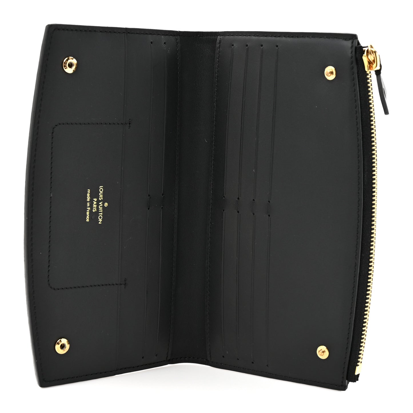 Calfskin City Steamer Wallet Black