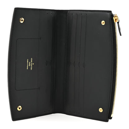 Louis Vuitton Calfskin City Steamer Wallet Black 5 of 9