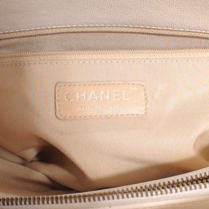 Chanel Calfskin CC Crown Small Tote White 7 of 7