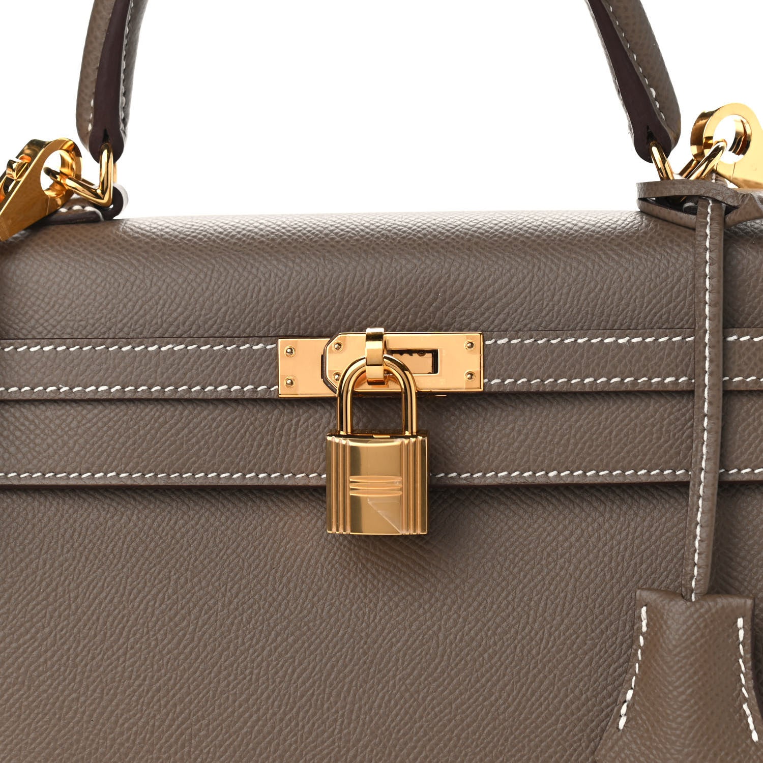 Hermes Epsom Kelly Sellier 25 Etoupe 7 of 9