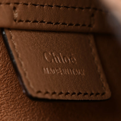Chloe Grained Calfskin Small Spin Tote Woodrose 6 of 10