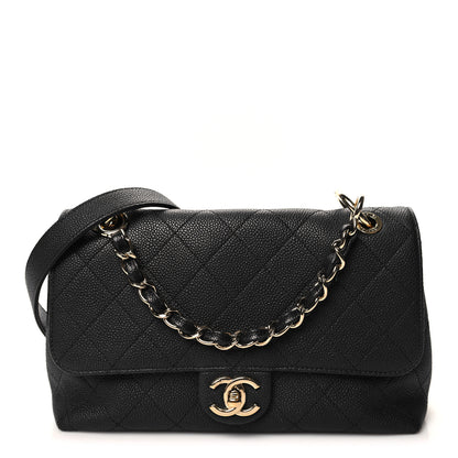 Chanel Caviar Quilted City Walk Flap Black 1 of 11