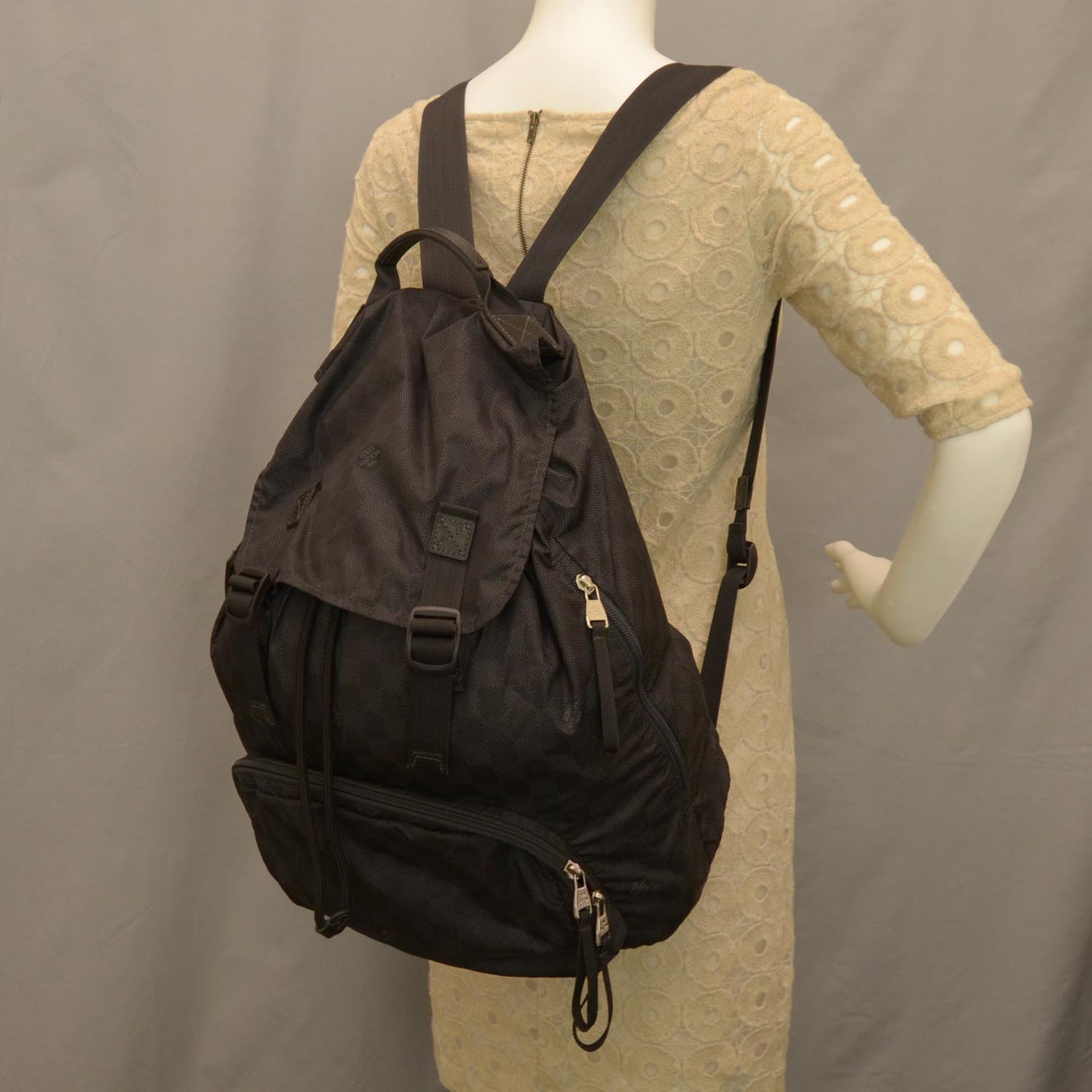 Nylon Damier LV Cup Lightpack
