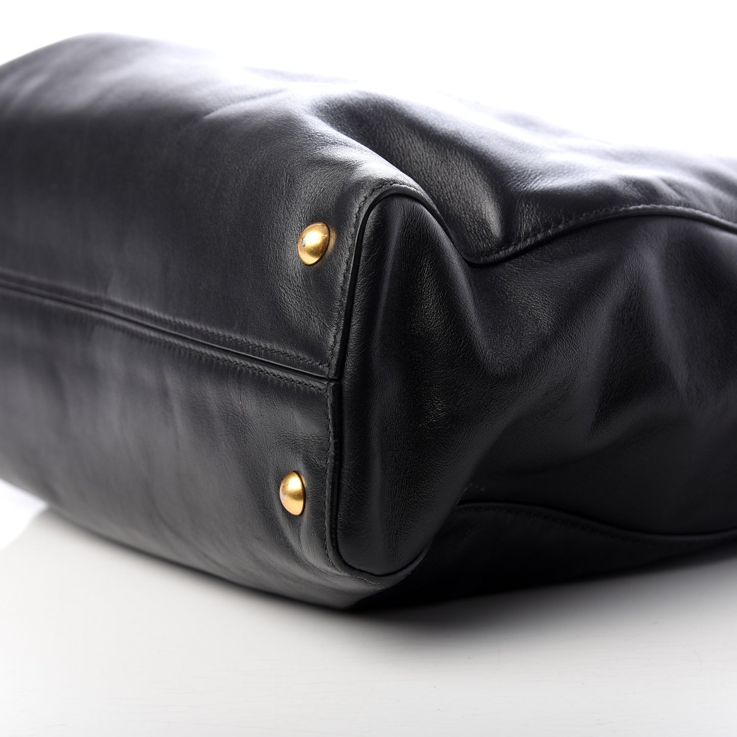 Vitello Soft Calf Tote Black