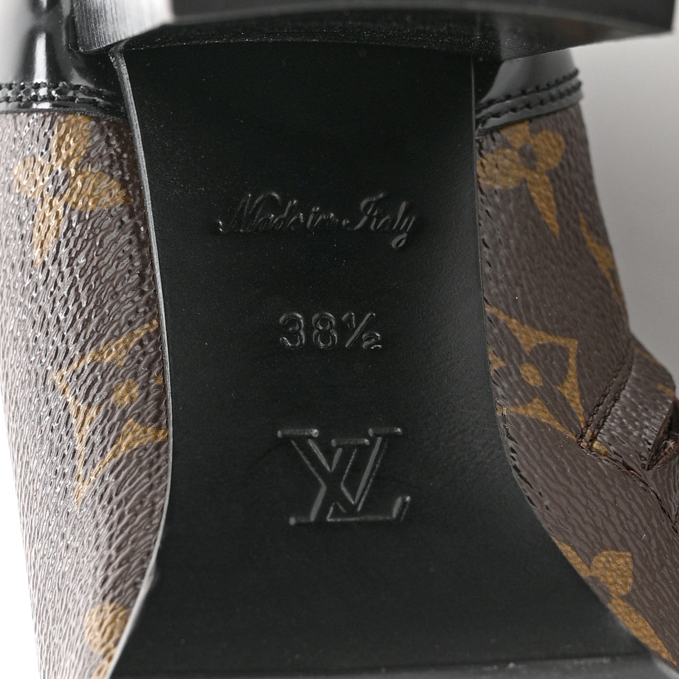 Louis Vuitton Patent Calfskin Monogram Star Trail Ankle Boots 38.5 Black 6 of 11