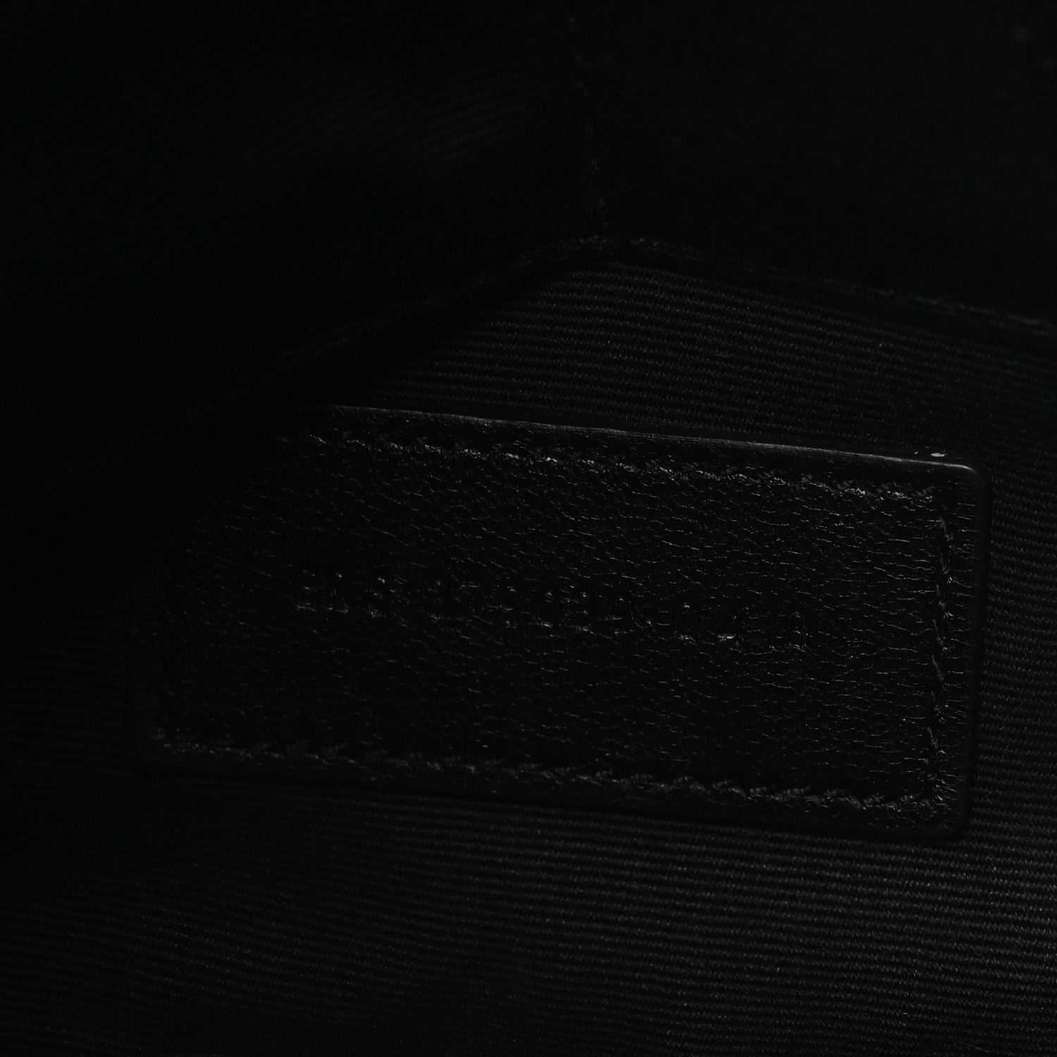 Saint Laurent Calfskin Matelasse Chevron Monogram A5 Wristlet Black 7 of 14
