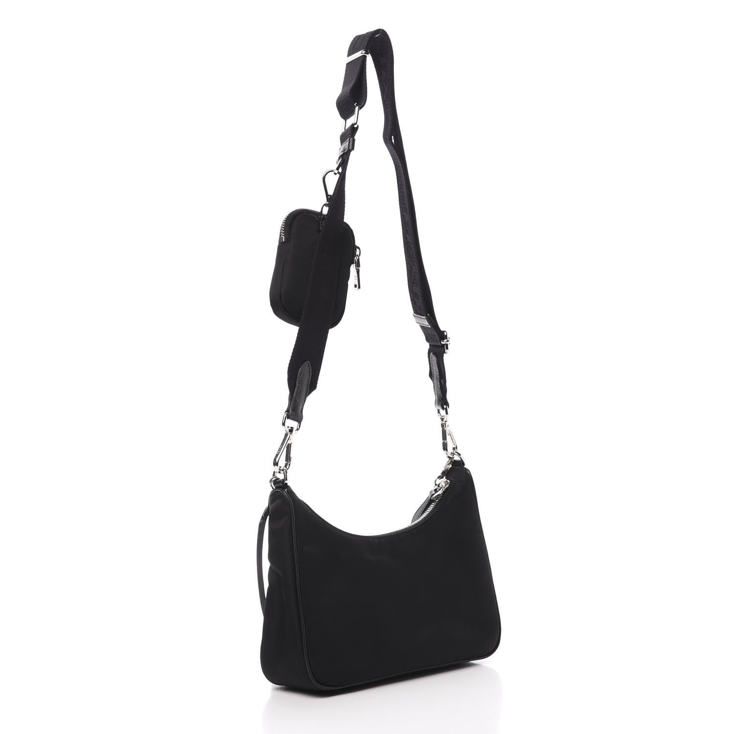 Prada Nylon Re-Edition 2005 Shoulder Bag Black 3 of 11