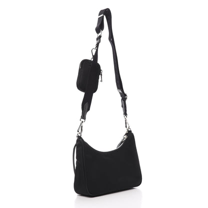 Prada Nylon Re-Edition 2005 Shoulder Bag Black 3 of 11