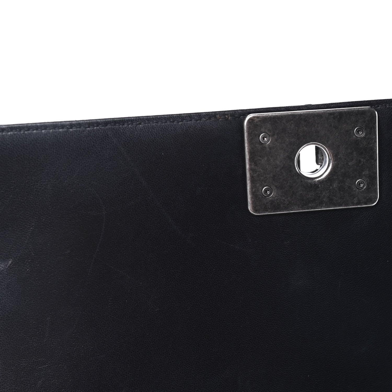 Chanel Lambskin Quilted Medium Boy Flap Black 6 of 10