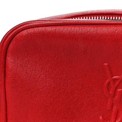 Saint Laurent Lambskin Monogram Lou Belt Bag Red 11 of 12