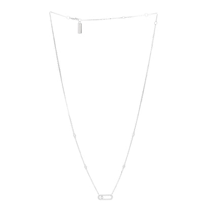 Messika 18K White Gold Diamond Move Uno Pave Necklace 3 of 6