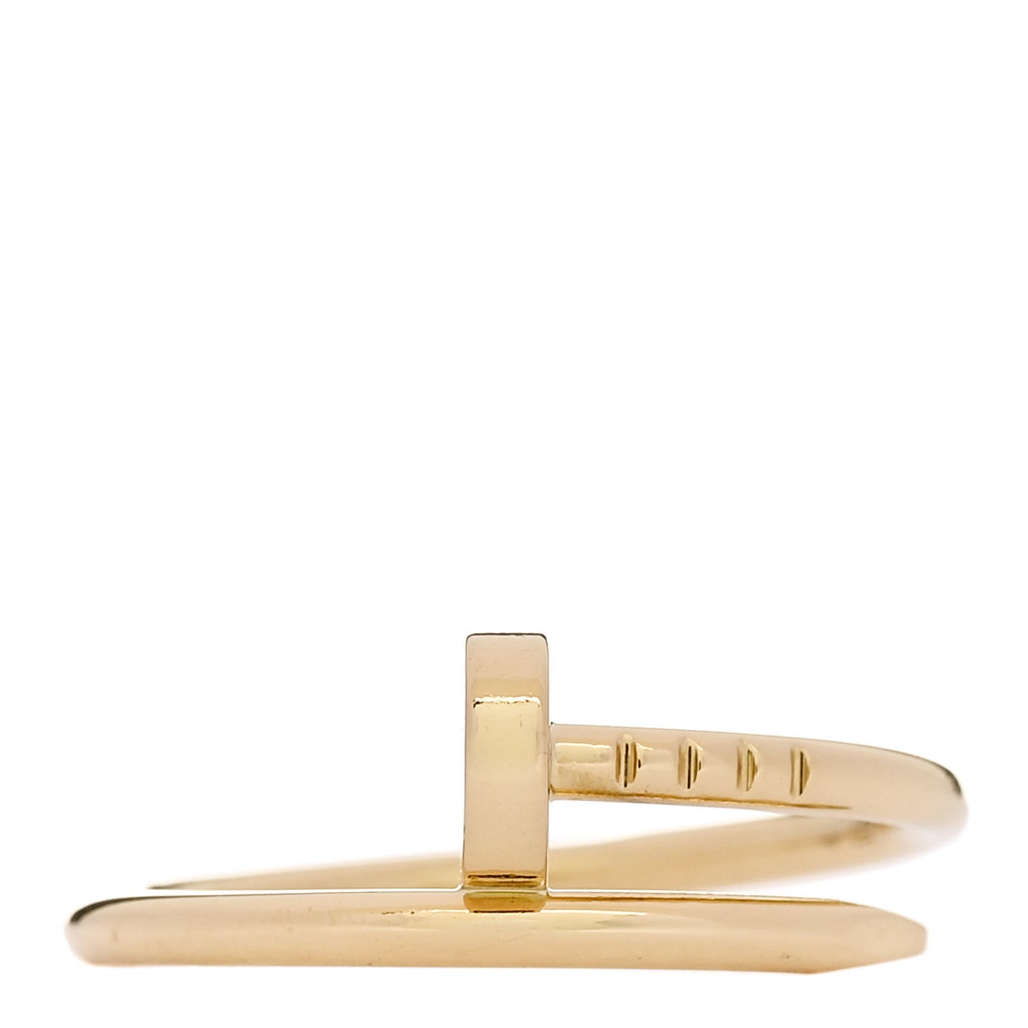18K Yellow Gold Small Juste Un Clou Ring 54 6.75