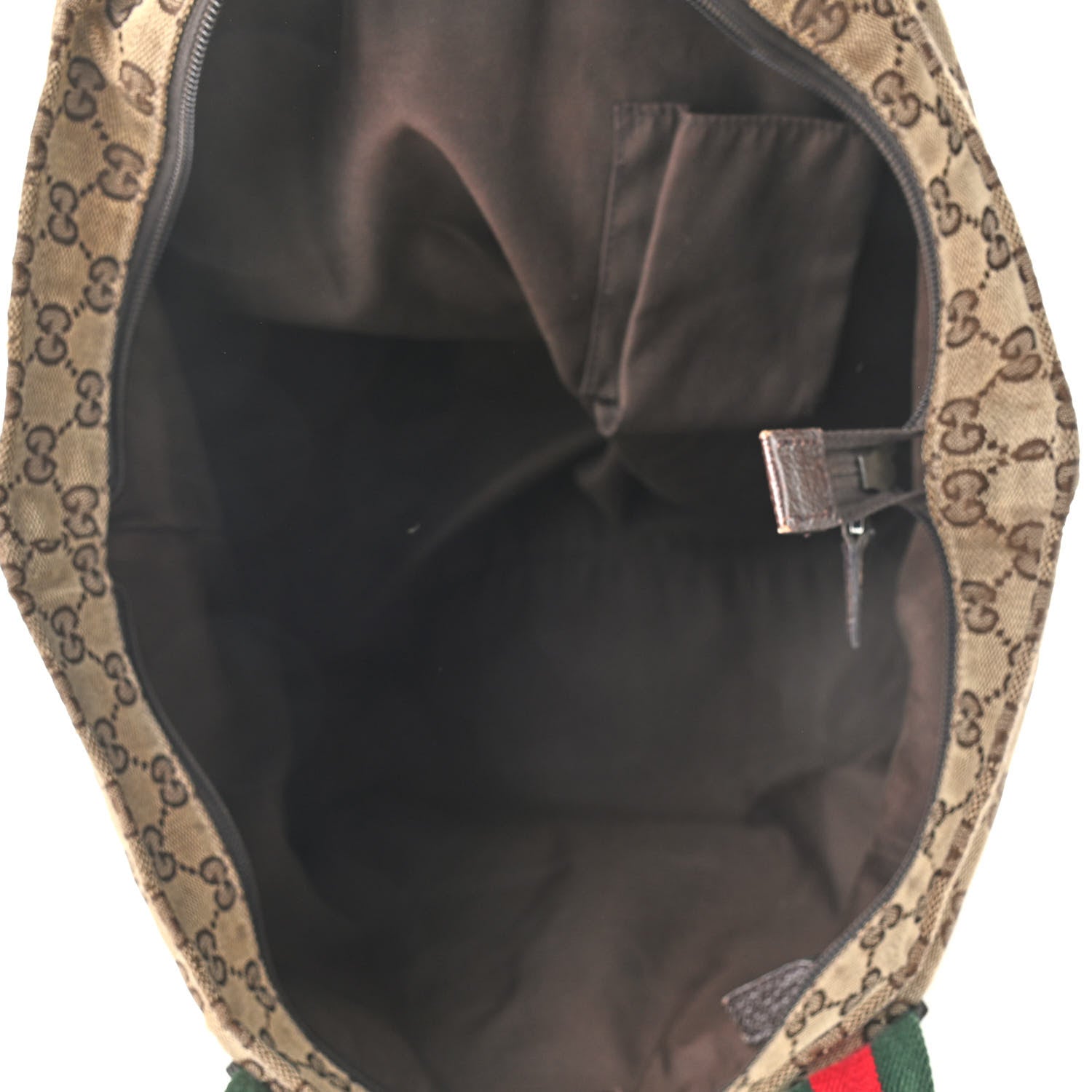 Gucci GG Monogram Large Web Handle Bucket Tote 11 of 17