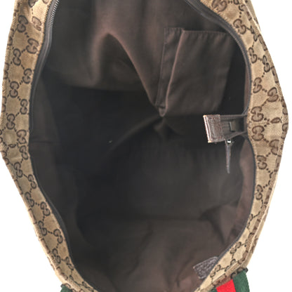Gucci GG Monogram Large Web Handle Bucket Tote 11 of 17