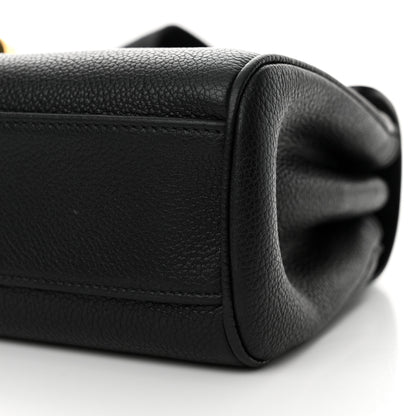 Celine Grained Calfskin Teen Soft 16 Shoulder Bag Black 10 of 13