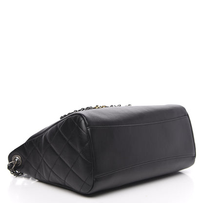 Chanel Calfskin Chain 20s Signature Hobo Black 4 of 12