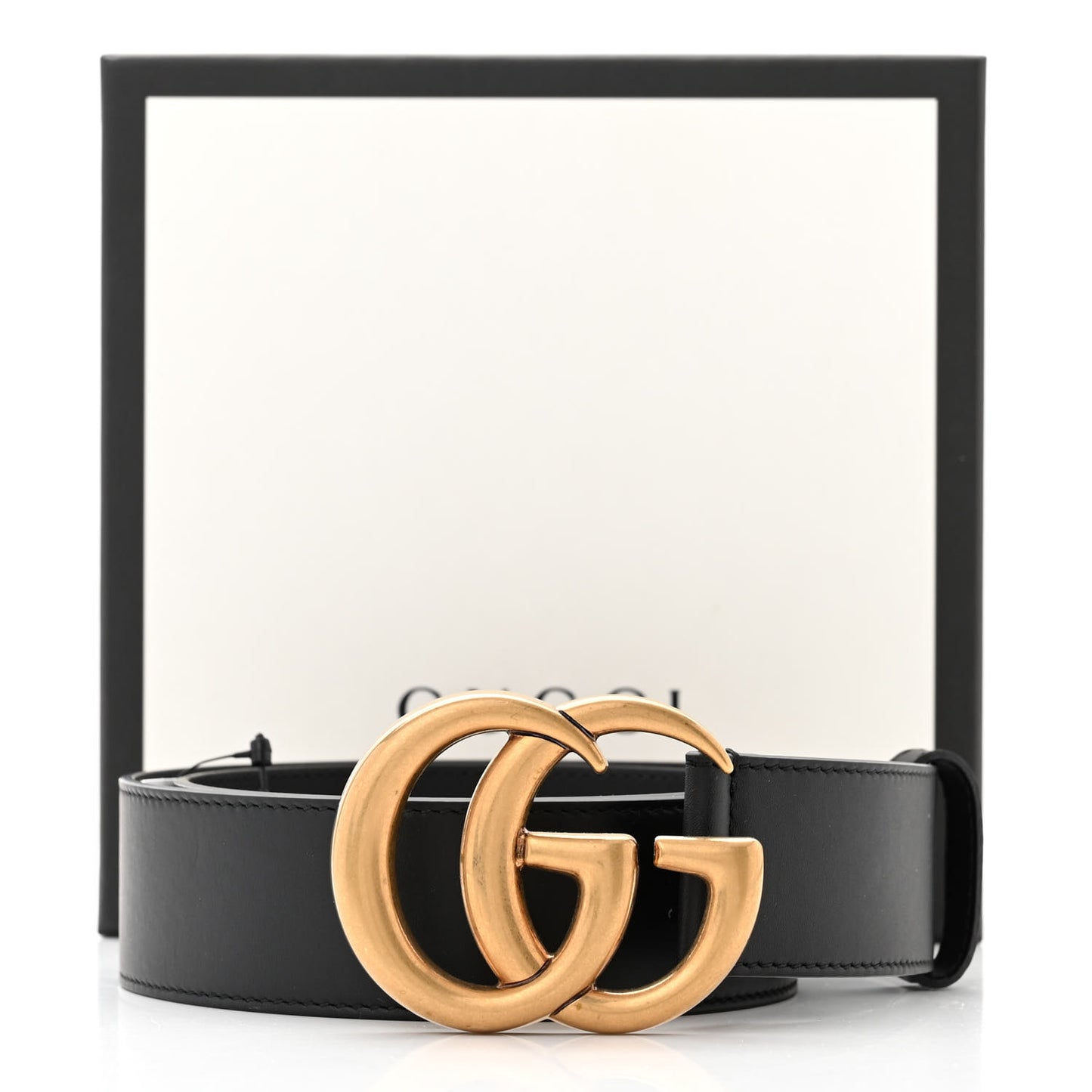 Calfskin Double G 40mm Belt 80 32 Black