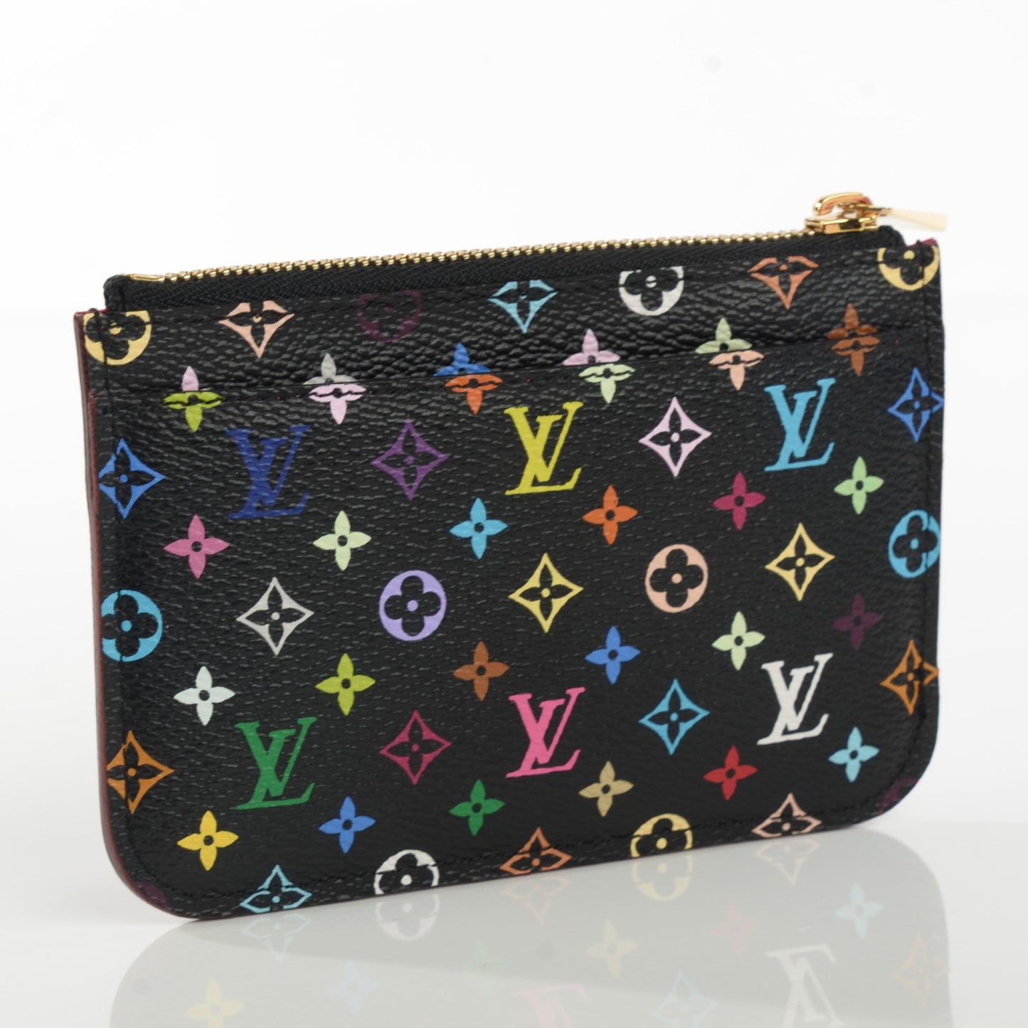 Monogram Multicolor Key Pouch Black Grenade