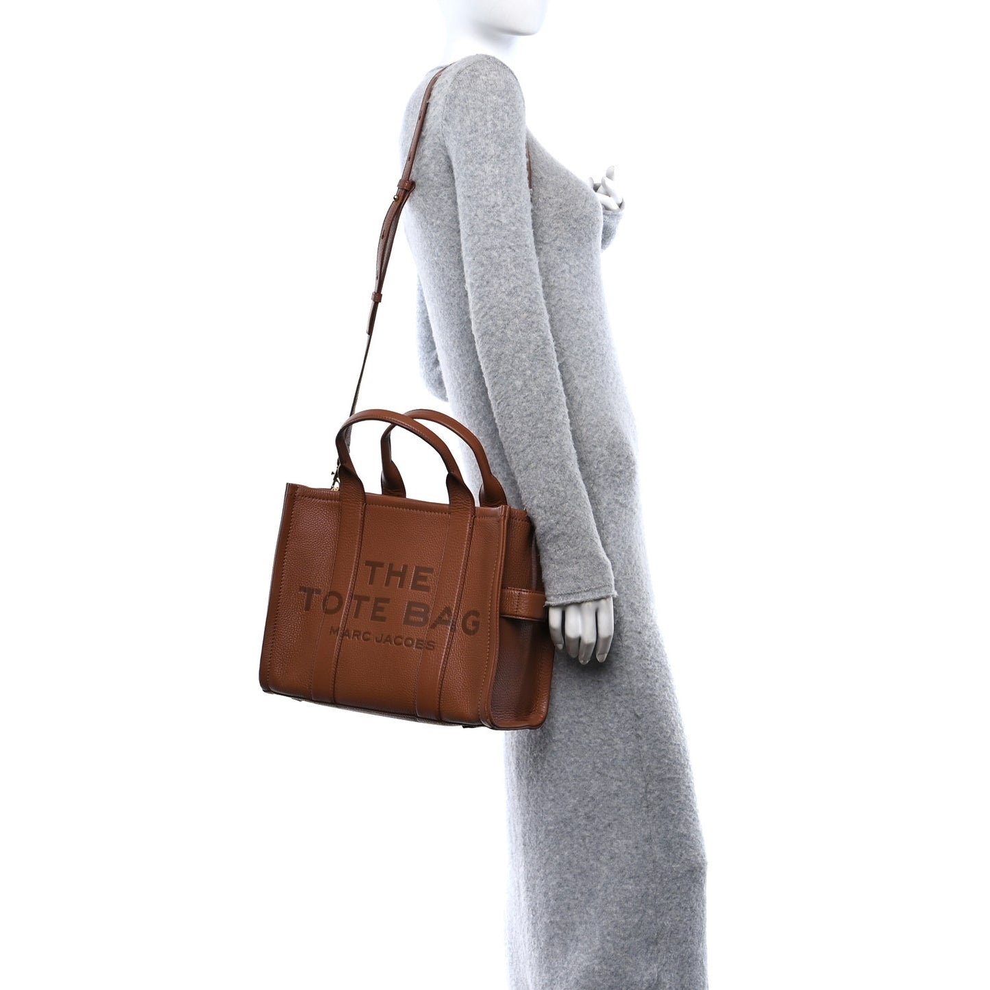 Grained Calfskin Medium The Tote Bag Argan Oil
