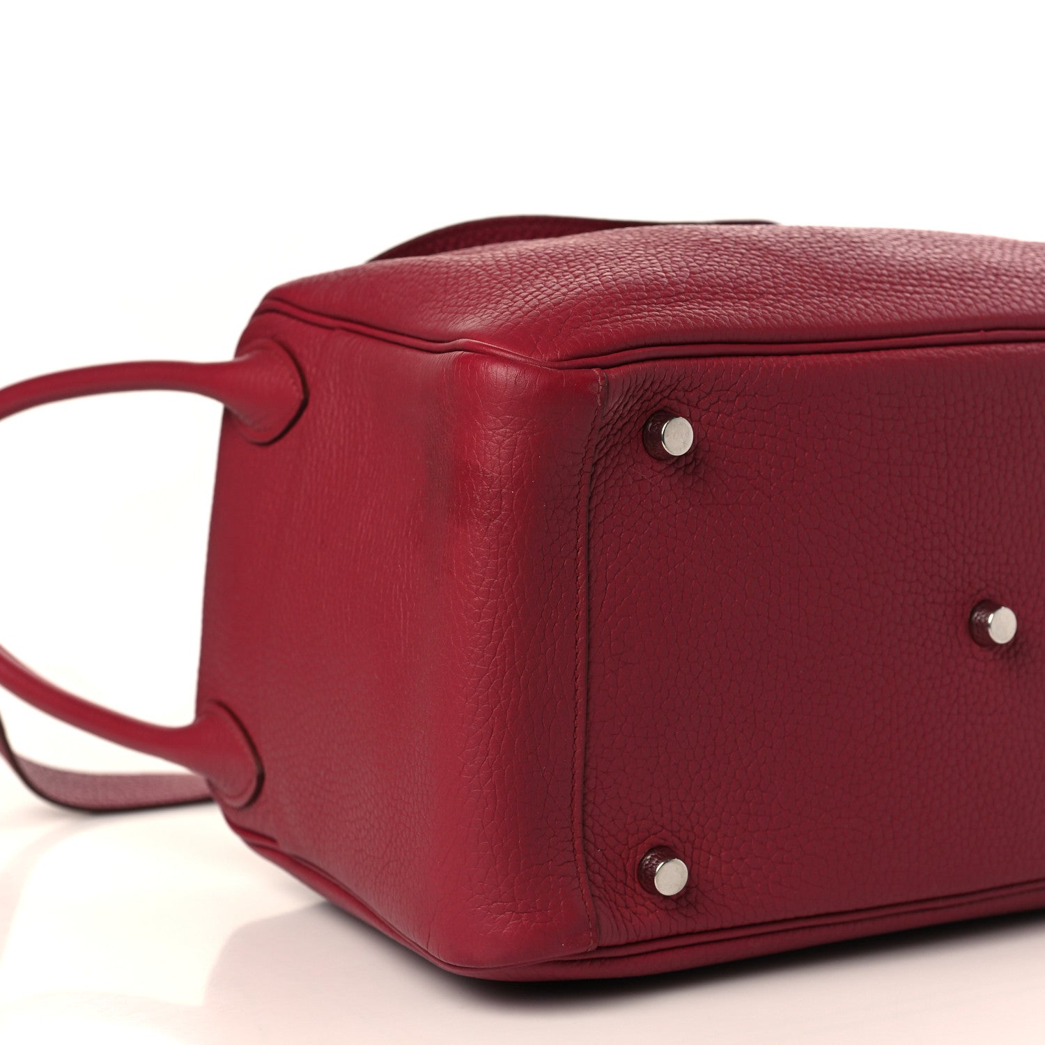 Hermes Taurillon Clemence Lindy 30 Rouge Garance 7 of 9