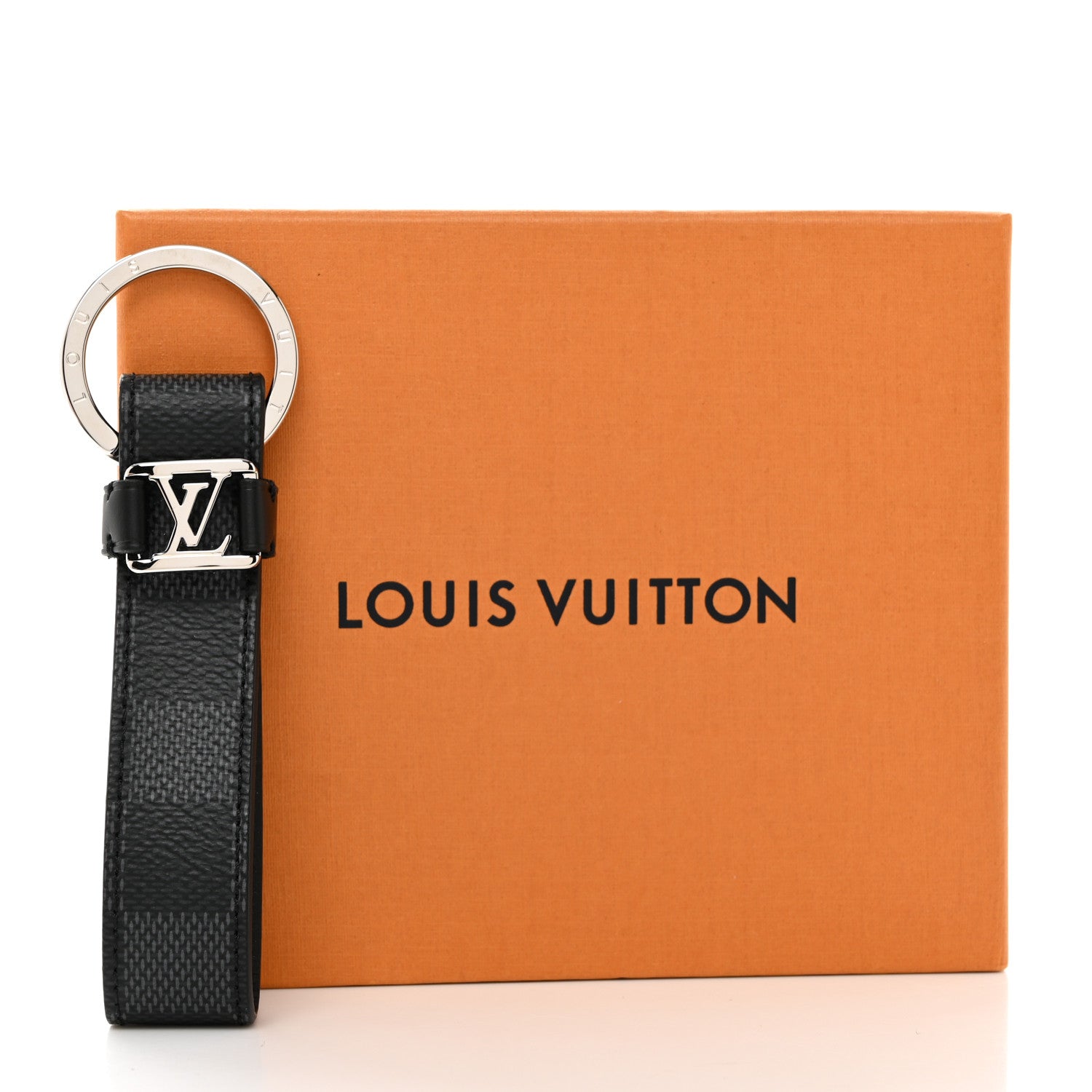 Louis Vuitton Damier Graphite LV Dragonne Key Holder 5 of 5