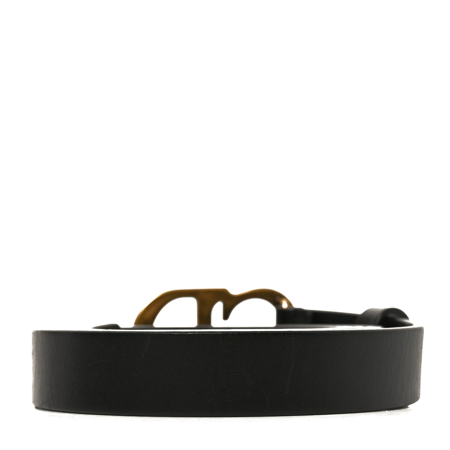 Calfskin Saddle Belt 90 Black