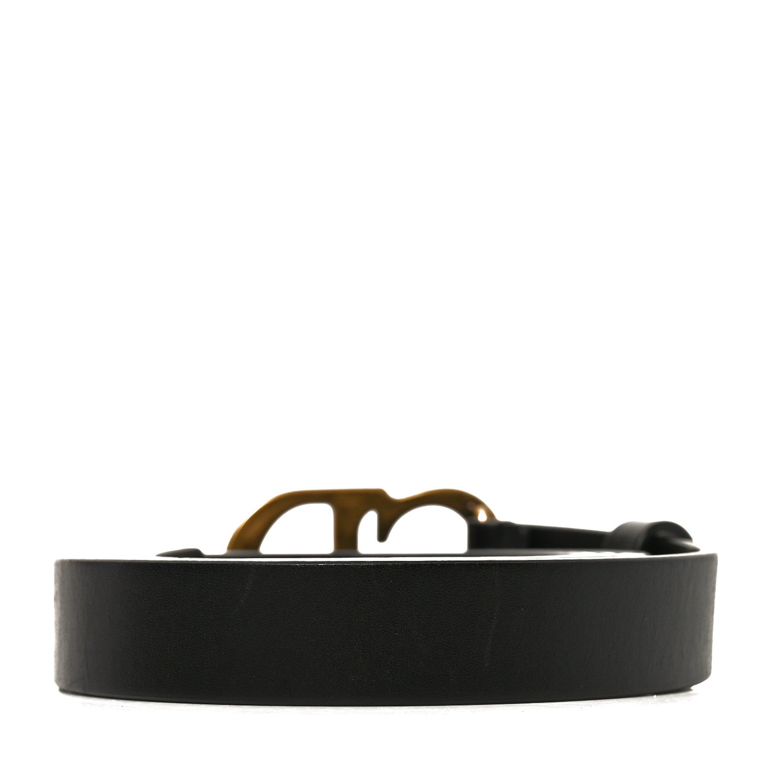 Christian Dior Calfskin Saddle Belt 90 Black 5 of 12