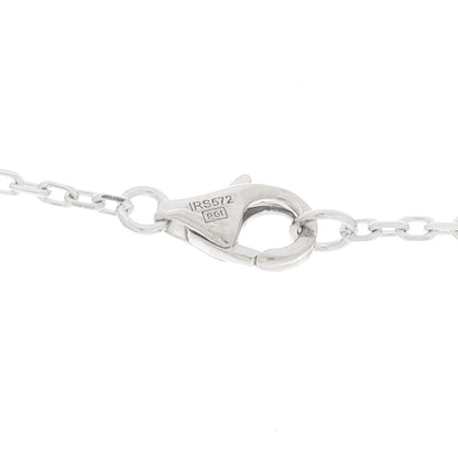 Cartier 18K White Gold Diamond Interlocking LOVE Paved Necklace 6 of 9