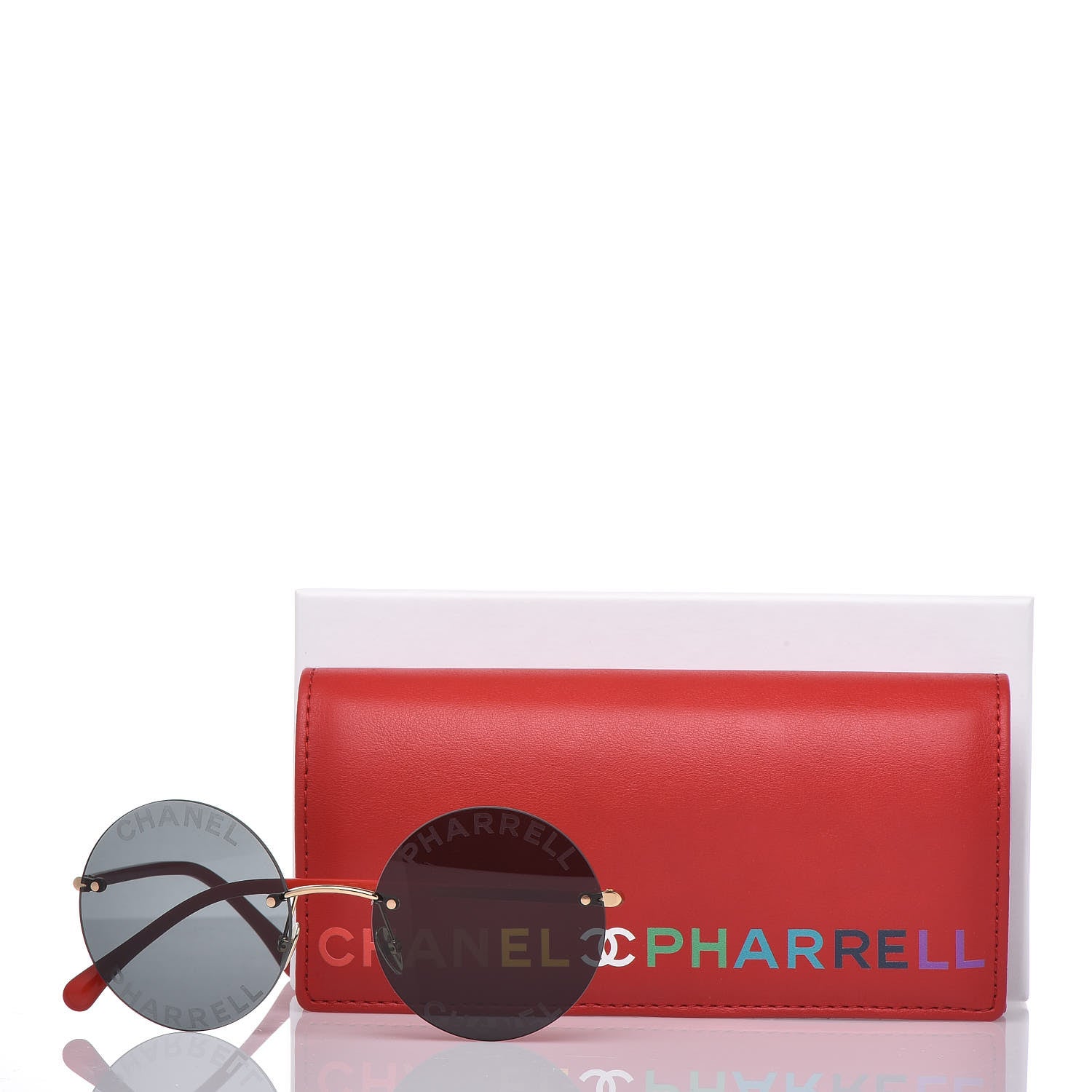 Chanel x Pharrell Williams Round Sunglasses Rouge 7 of 7
